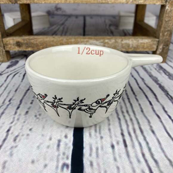 Arlington Designs Dancing Santa and Reindeer Christmas Measuring Cups - Picture 6 of 7